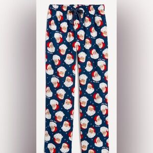 NWT!! Women’s Mid-Rise Old Navy “Walnut Santa” Flannel Pajama Pants Sz XL